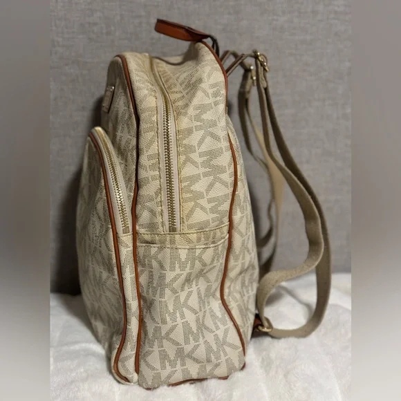 Michael Kors Monogram Jet Set Backpack - Picture 2 of 15